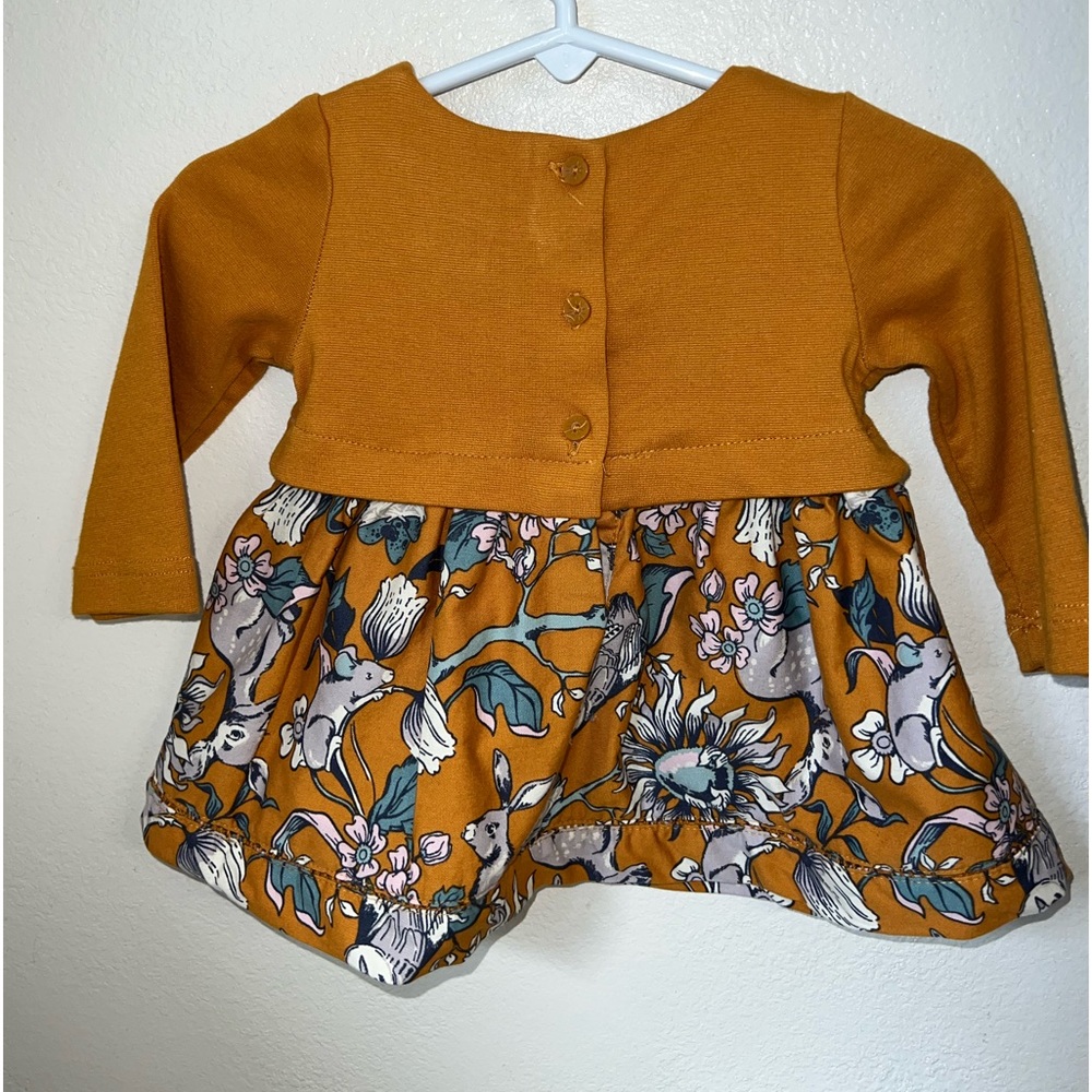 Infant girl dress in good condition. Small hole in material.